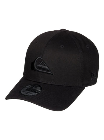 Quiksilver New Era Mountain & Wave Mens Black Stretch Fit Cap AQYHA03487-KVJ0