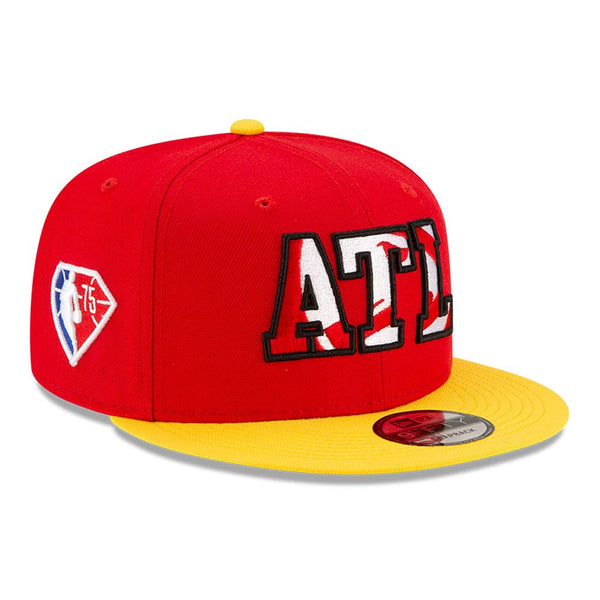 New Era NBA Draft Atlanta Hawks 9Fifty Cap Red and yellow 60143668