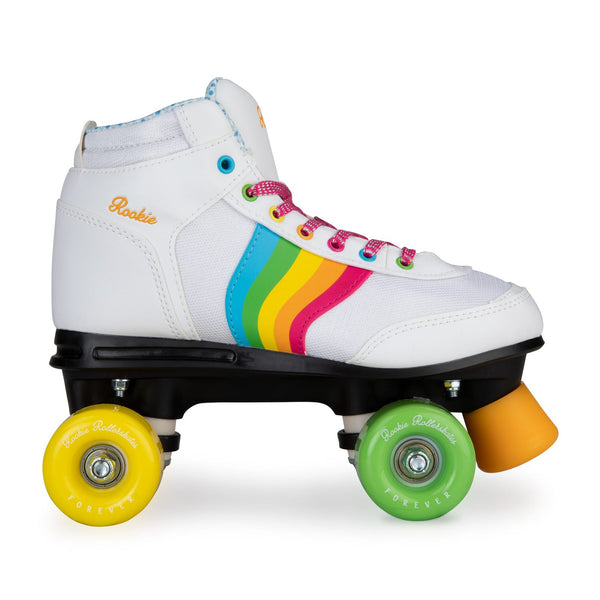 Rookie Rollerskates Forever Rainbow Adults White/Multicolour