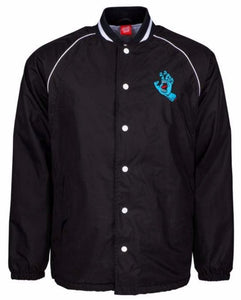 Santa Cruz Stadium Baseball Jacket Screaming Hand - Black