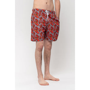 Santa Cruz Hands All Over Swim Shorts Light Grey SCA-SHR-43