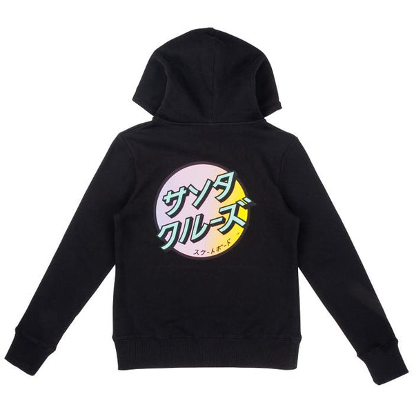 Santa Cruz Women's Japanese Dot Hoody Black SCA-WHD-024