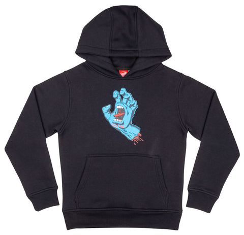 Santa Cruz Youth Screaming Hand Hoody Black SCA-YHD-02