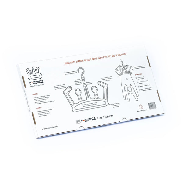 C-Monsta wetsuit hanger 'Your wetsuit kit dried together' 604565581358