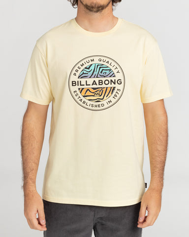 Billabong Rotor Fill Short Sleeve T-Shirt for Men Yellow C1SS08BIP2