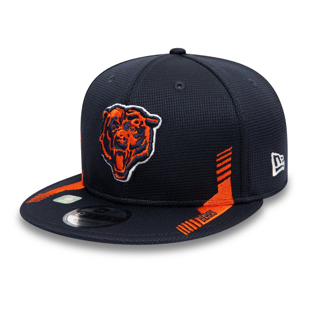 New Era Chicago Bears NFL Sideline Home Navy 9Fifty Cap 60178773