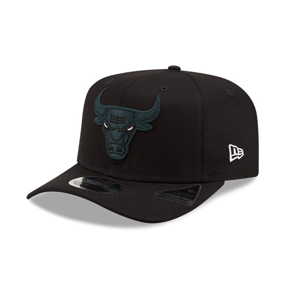 New Era Chicago Bulls League Essential Black 9FIFTY Stretch Snap Cap 60184722