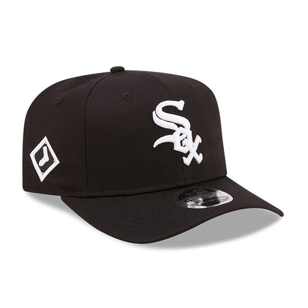 New Era Chicago White Sox MLB Logo Black 9FIFTY Snap Cap 60285115