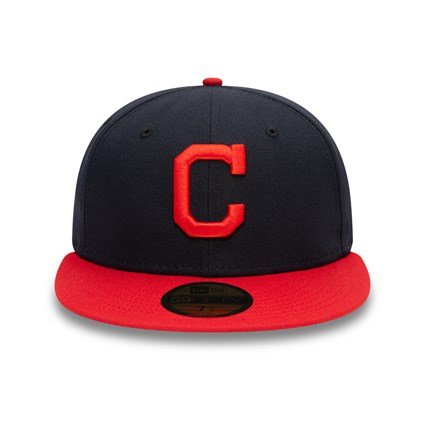 New Era Cleveland Indians Authentic On Field Navy 59Fifty Cap 12593083 7 1/2