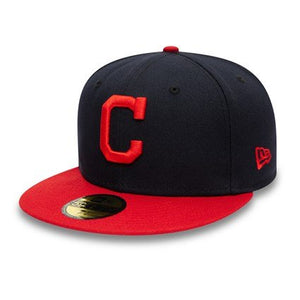 New Era Cleveland Indians Authentic on Field Navy 59Fifty Cap 12593083 7 3/8