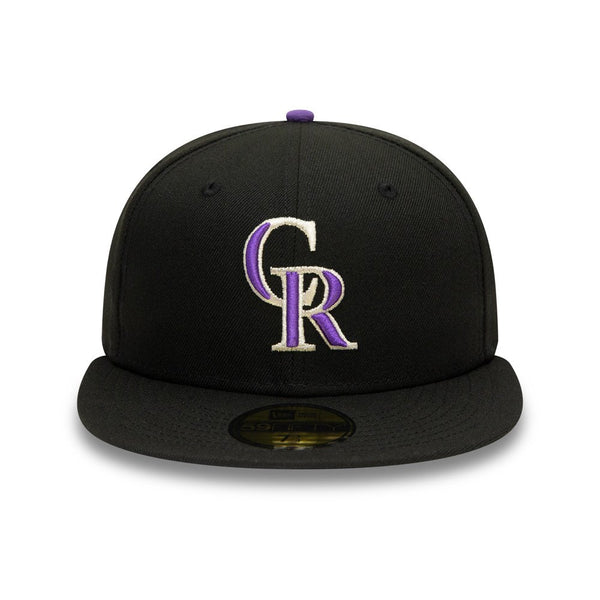 New Era Colorado Rockies Authentic on Field Black 59Fifty Cap 12593082 7 1/2