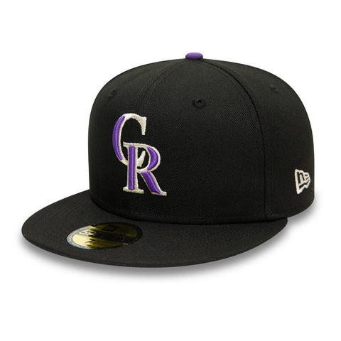 New Era Colorado Rockies Authentic on Field Black 59Fifty Cap 12593082  7 1/4