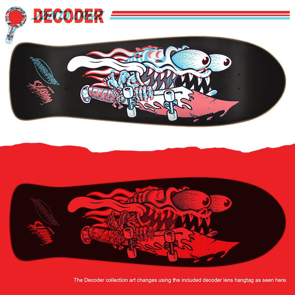 Santa Cruz Skateboard Deck Reissue Meek Slasher Decoder 10.1in x 31.13in SCR-SKD-2419