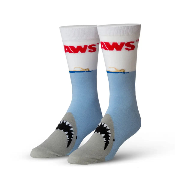 Cool Socks Jaws Crew Socks Men Size US 6-13 CSUNIJAW