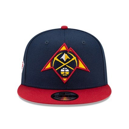 New Era Denver Nuggets NBA Draft Navy 9Fifty Cap M/L 60143963