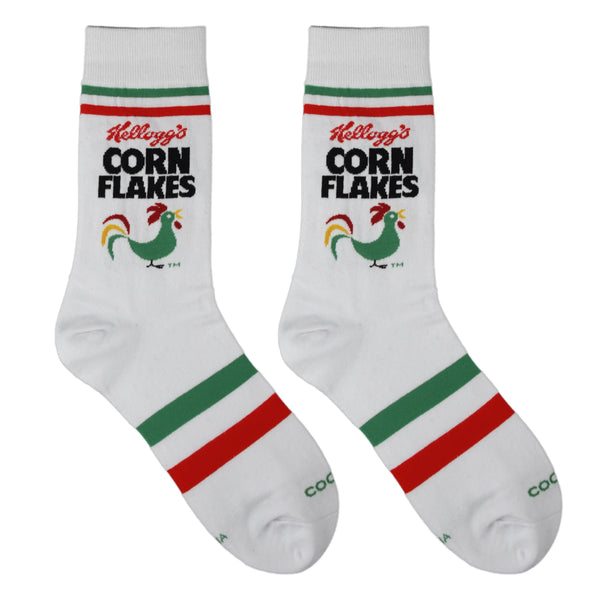 Cool Socks Corn Flakes Socks Size US 8-12 10331MCNCF