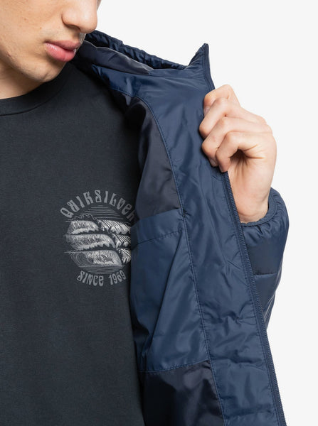 Quiksilver Men's Scaly Puffer Jacket Navy EQYJK03752