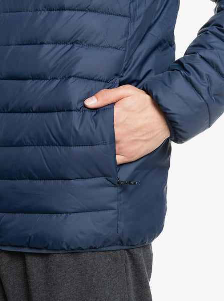 Quiksilver Men's Scaly Puffer Jacket Navy EQYJK03752