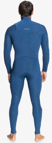 Quiksilver 4/3mm Everyday Sessions Chest Zip Mens Wetsuit Blue EQYW103121