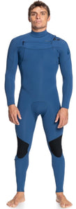 Quiksilver 4/3mm Everyday Sessions Chest Zip Mens Wetsuit Blue EQYW103121