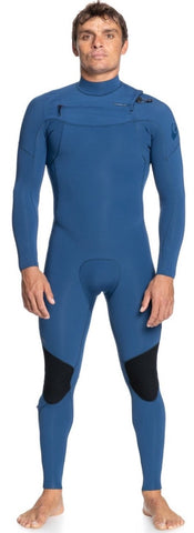 Quiksilver 4/3mm Everyday Sessions Chest Zip Mens Wetsuit Blue EQYW103121