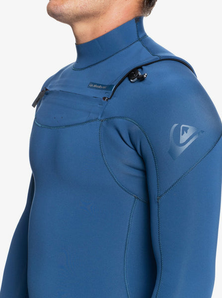 Quiksilver 4/3mm Everyday Sessions Chest Zip Mens Wetsuit Blue EQYW103121