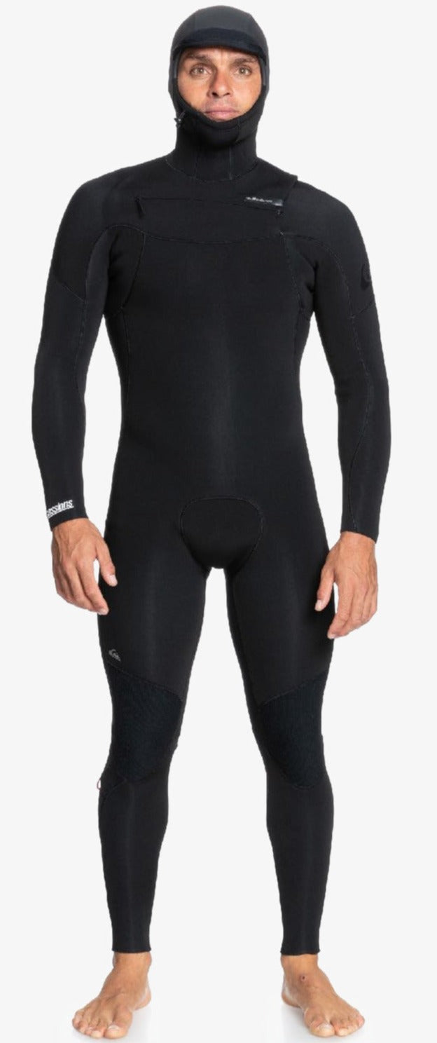 Quiksilver 5/4/3mm Everyday Sessions Hooded Chest Zip Wetsuit Mens EQYW203030