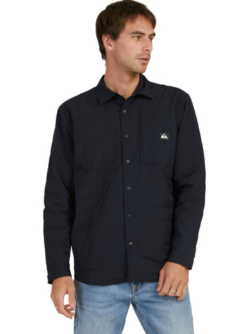 Quiksilver Artic Bait Mens Long Sleeve Overshirt Black EQYWT04251-KVJ0