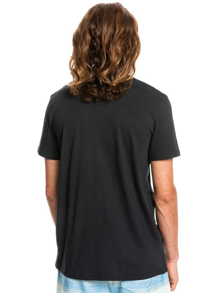 Quiksilver Comp Logo Mens T-Shirt Black EQYZT06534-KVJ0