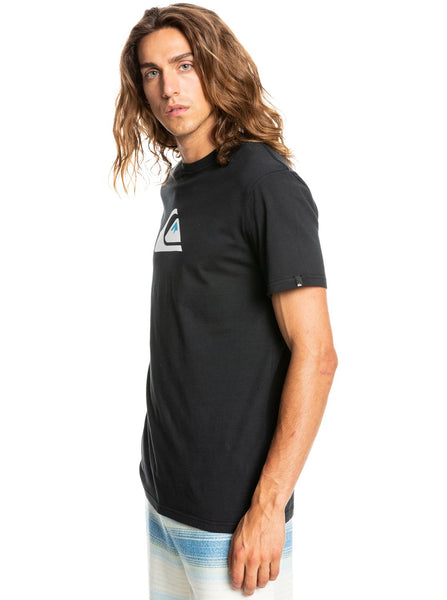 Quiksilver Comp Logo Mens T-Shirt Black EQYZT06534-KVJ0
