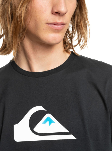 Quiksilver Comp Logo Mens T-Shirt Black EQYZT06534-KVJ0