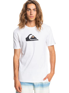 Quiksilver Comp Logo Mens T-Shirt White EQYZT06534-WBB0