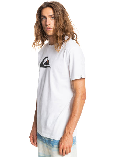 Quiksilver Comp Logo Mens T-Shirt White EQYZT06534-WBB0