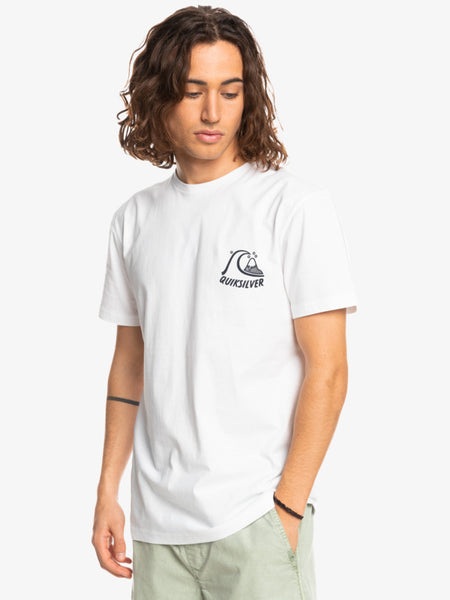 Quiksilver Mens Surf Siesta T-Shirt  EQYZT07041 White