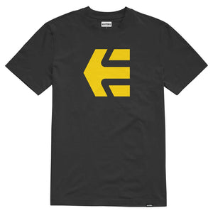 Etnies Icon Tee Black/Yellow 4130003741974
