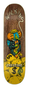 Creature Skateboard Deck Wilkins Heist 8.8in x 32.5in CRE-SKD-2372