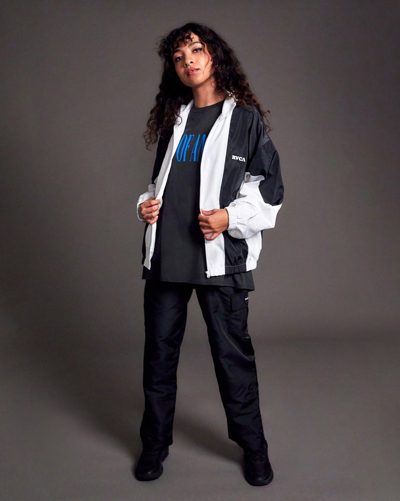 Rvca windbreaker top