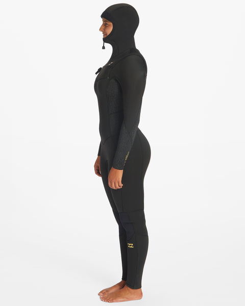 Billabong Womens 5/4mm Synergy Hooded Chest Zip Wetsuit  F45F36BIF2