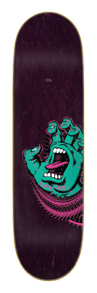 Santa Cruz Skateboard Everslick Deck No Pattern Hand 8.5" SCR-SKD-2381