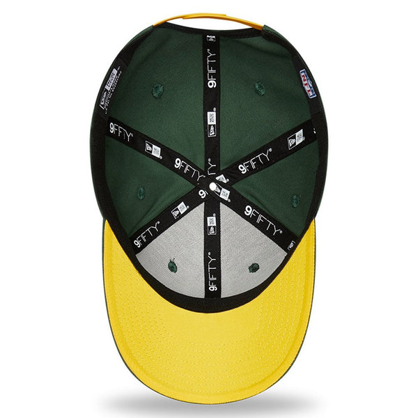New Era Green Bay Packers Khaki 9FIFTY Stretch Snap Cap 60284938