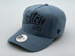 New Era Boston Celtics A frame NBA basketball Denim Adjustable Cap 11941839