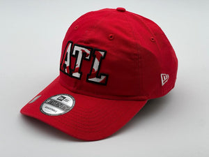 New Era 9Twenty Atlanta Hawks NBA 2021 Draft Curve Strap back Red Hat 60143927