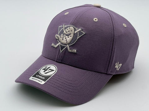 '47 MVP Adjustable Cap Anaheim Ducks Iris Rocky Nook Snapback Lilac