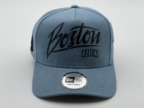 New Era Boston Celtics A frame NBA basketball Denim Adjustable Cap 11941839
