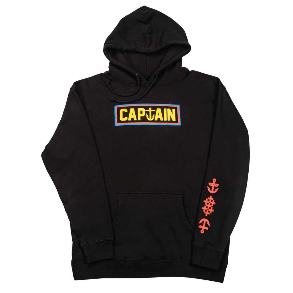 Captain Fin Co Naval Pullover Fleece Black CF194003