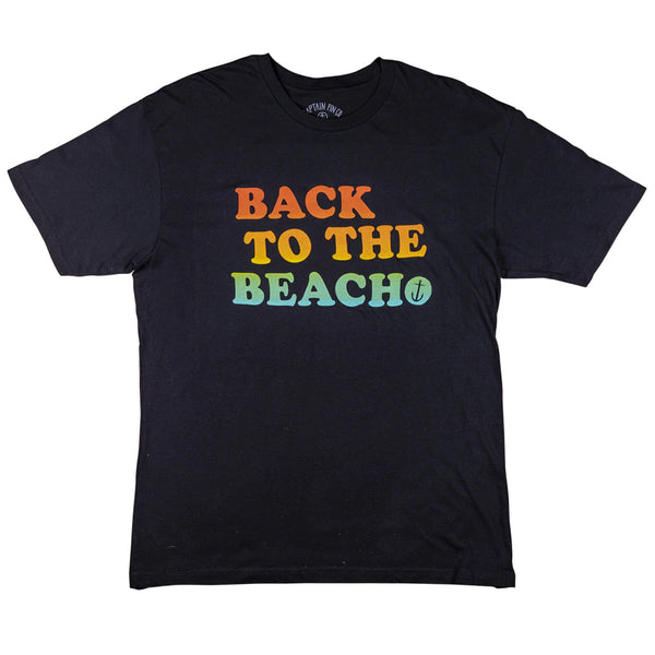 Captain Fin Co Tee shirt Back to the Beach Black CT213001