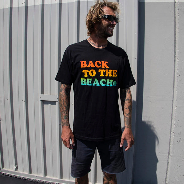 Captain Fin Co Tee shirt Back to the Beach Black CT213001