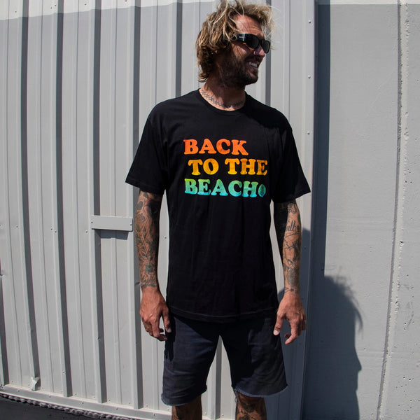Captain Fin Co Tee shirt Back to the Beach Black CT213001