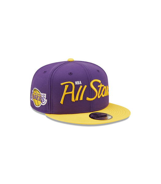 New Era 9Fifty Cap NBA LA Lakers All Star Script Purple Snapback 60239645