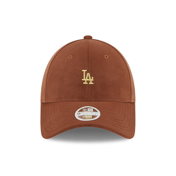 New Era New LA Dodgers Womens Metallic Brown Velour 9Forty Cap 60184766